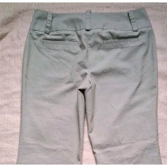 Maurices Womens 3/4S Khaki Stretch Slim Dress Pants Zipper Button Pocket Adult - Picture 7 of 10